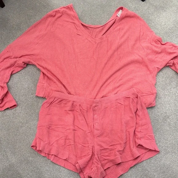 Auden Pink Pajama Set - Picture 1 of 1